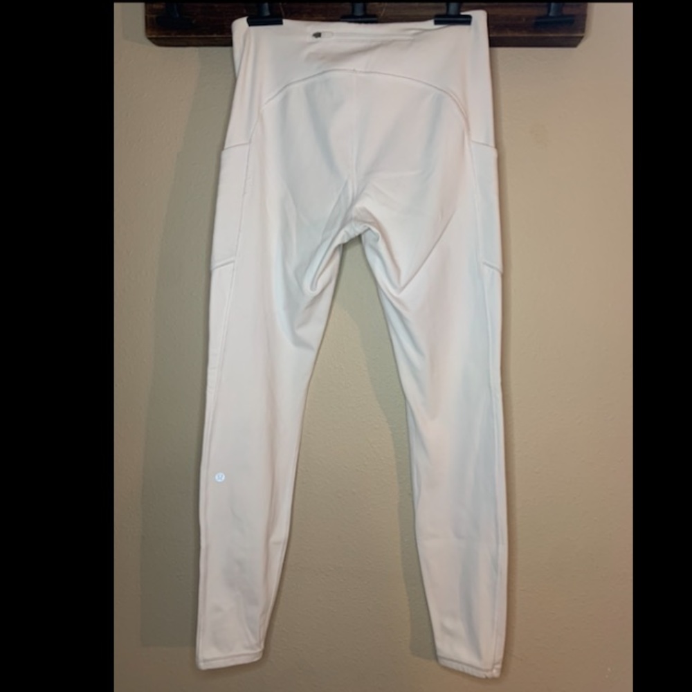 Lululemon Athletica Leggings White 7/8